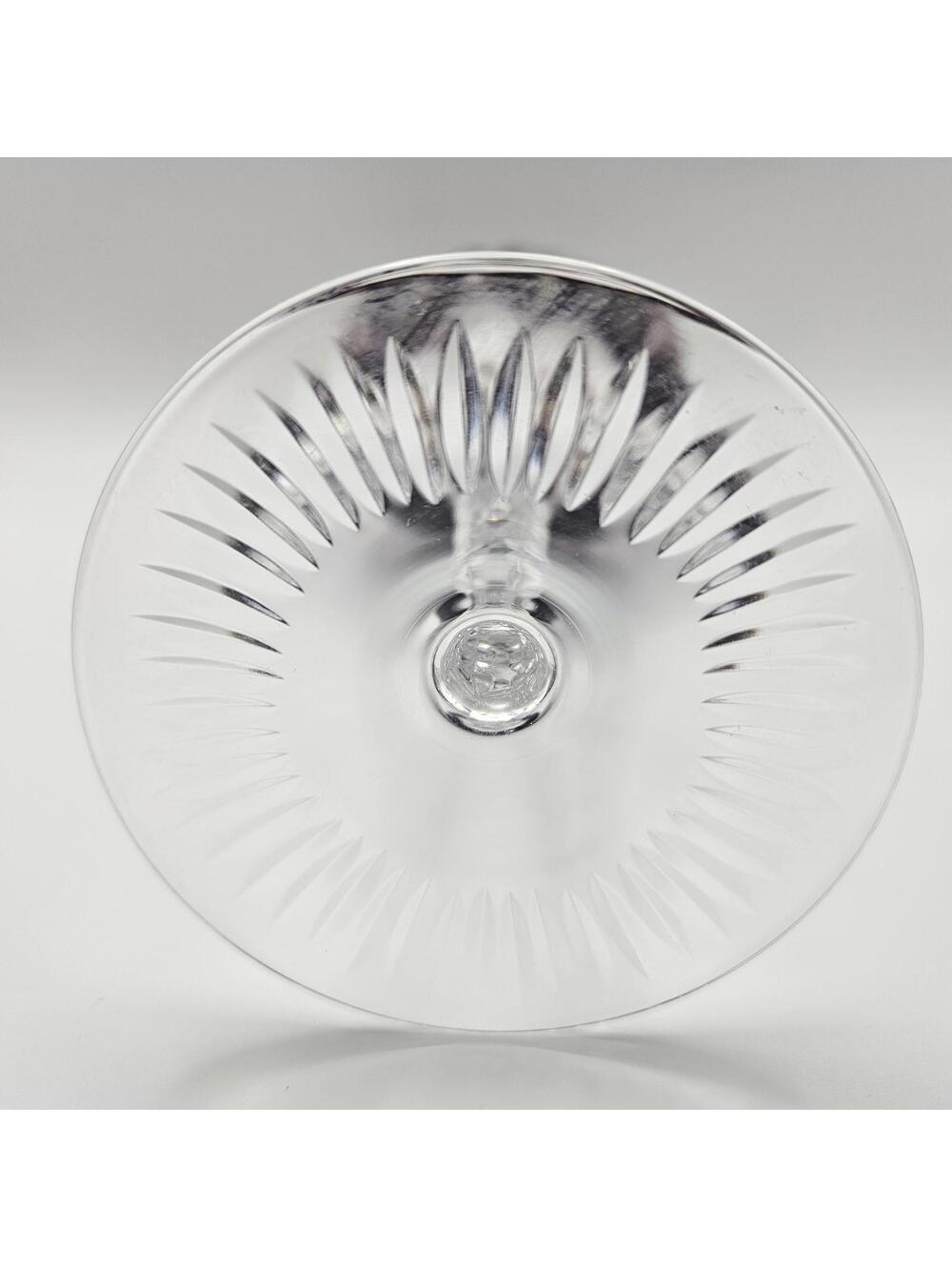 Vntg Nachtmann Traube Cordial Crystal Purple Amethyst Cut To Clear Glass 6 7/8" - Picture 8 of 11